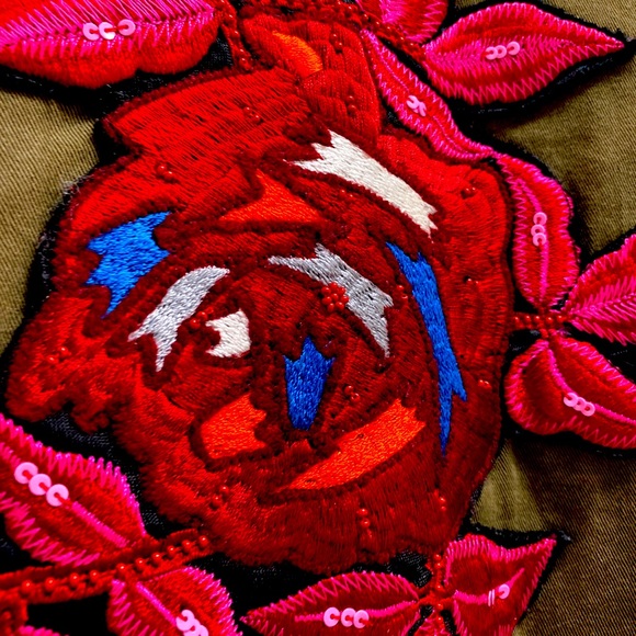 CINQ A SEPT MILITARY JACKET 💚 S - Picture 7 of 11